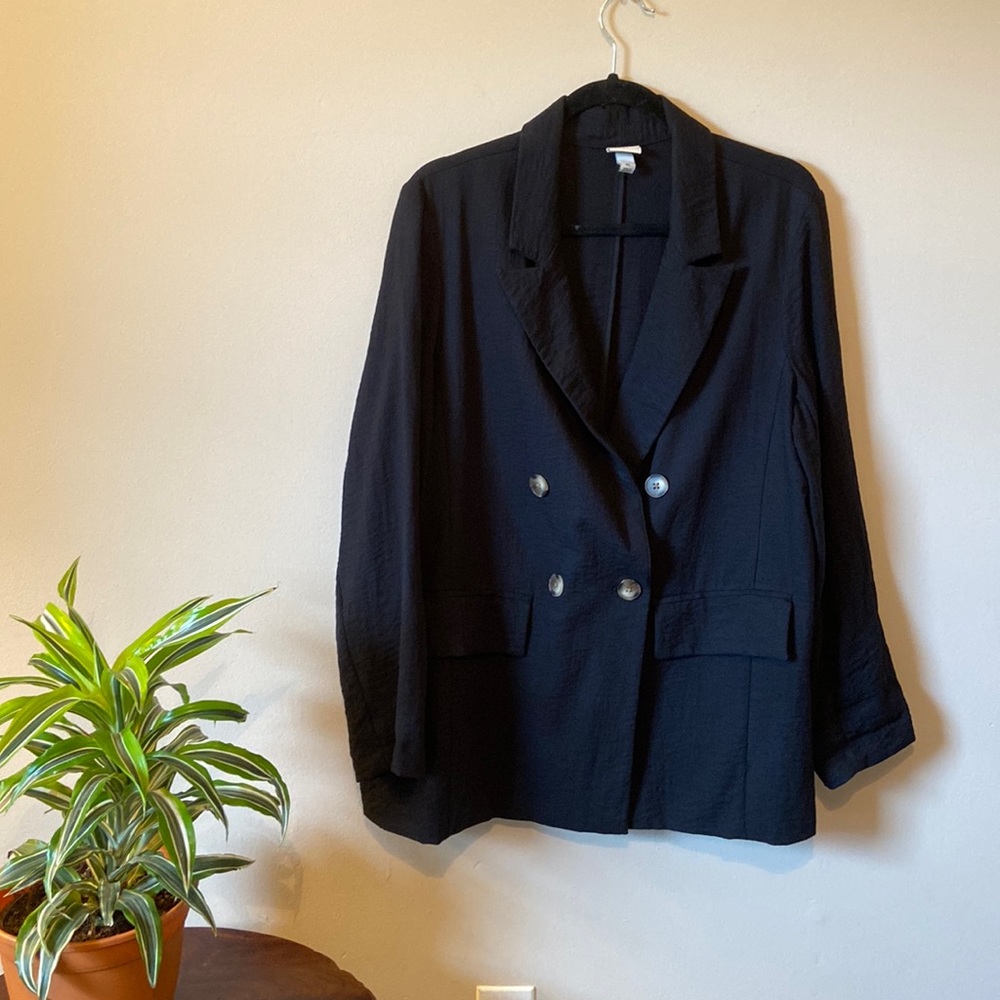 Black Long Blazer